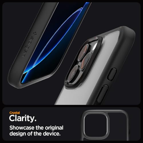 Image of Spigen for iPhone 16 Pro Max Case, Ultra Hybrid [No Magnet Ring][Anti-Yellowing] - Matte Black
