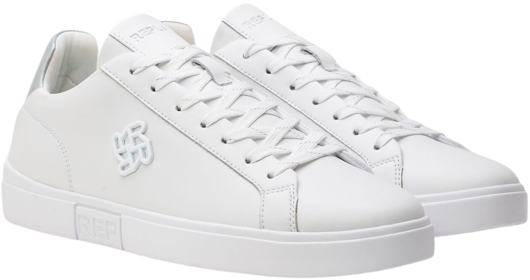 REPLAY Women's Gwz3s .000.c0021l Sneaker, 061 White, 6 UK