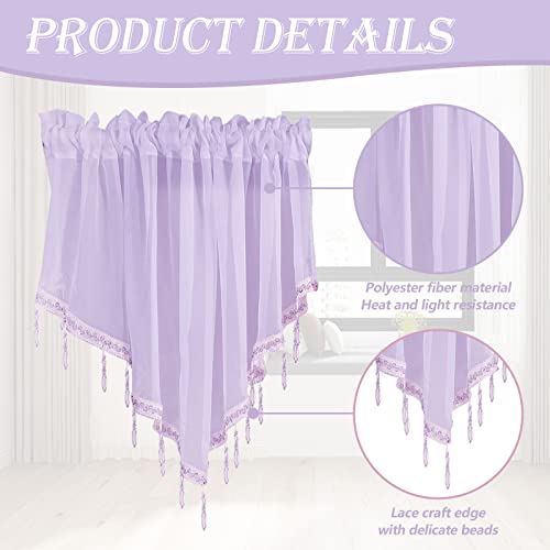 Evita miradas indiscretas con Yitexin window treatment valance de algodon 5
