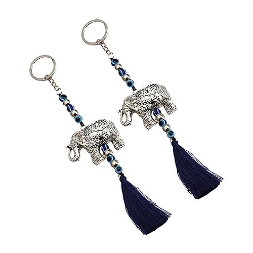 PACKOVE 2st Elefantnyckelringar Hängande Bilaccessoarer i Djurdesign Hållbara Och Perfekta För Dekoration Och till Vänner Och Familj