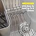 Dish Drying Rack & Cutlery Holder 2 Piece Set - Compact Sink-Fitting Dish Drainer with Rubberized Undercoating, Space-Saving Kitchen Organizer for Plates, Cups, Bowls & Utensils In Sink, Silver