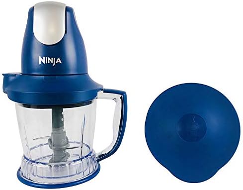 Ninja Storm Master Prep Food Processor Blender Powerful One Touch 450W Motor Pod BPA-Free Pitcher Dishwasher Safe QB751Q (Renewed) (Blue)