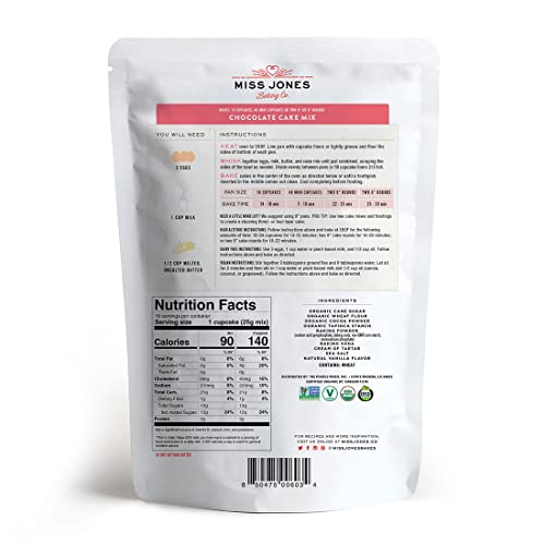Miss Jones Baking BWA31623 Organic Cake And Cupcake Mix, Non-Gmo, Vegan-Friendly thumb #1