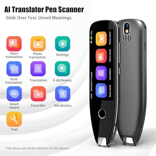 Translation Pen - Dyslexia Reading Tools for Kids, Text to Speech Scanning Pen, Support 130+ Languages Translator Pen for Language Leaners, Travel Business Offline Voice & Photo Translation - Thumbnail 2