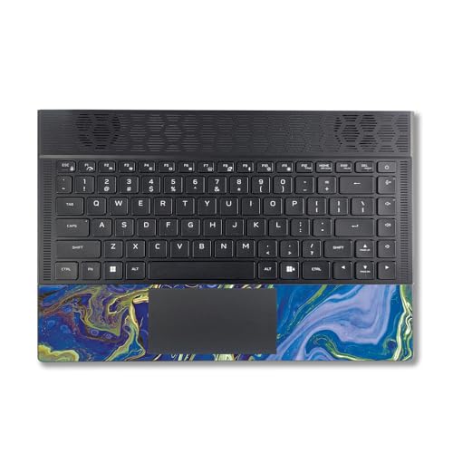Image of MightySkins Skin Compatible With Alienware X14 R2 (2023) Full Wrap Kit - Blue Pour | Protective, Durable, and Unique Vinyl Decal wrap cover | Easy To Apply, Remove, and Change Styles | Made in the USA