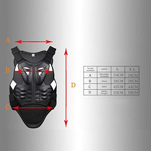 Chaleco protector de moto que evita lesiones en caídas de patinaje 4