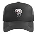 Austria Flag Austrian Pride Trucker Hat with Adjustable Mesh Back, Black