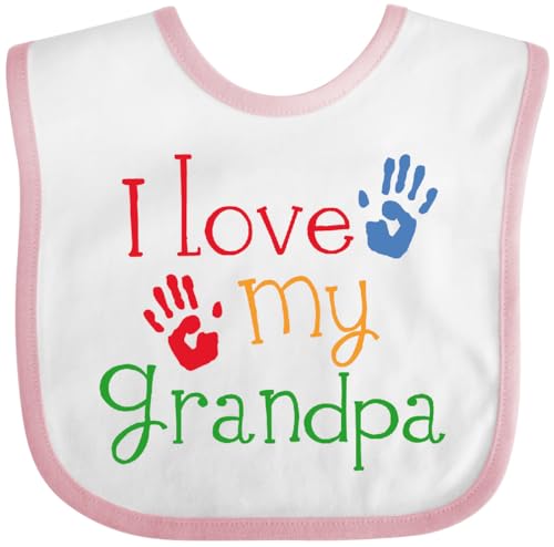 inktastic I Love My Grandpa Baby Bib