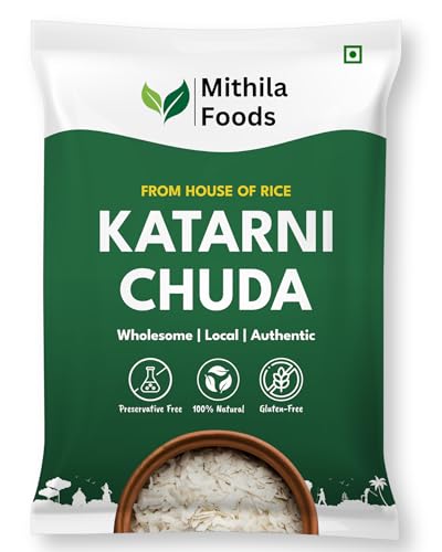 Image of MITHILA FOODS 1 Kg Pure Bhagalpuri Katarni Chuda (Poha) | 100% Natural, Freshly Packed, Rich in Aroma & Taste | Dahi Chura, Chura Pulav | Authentic Traditional Cultural Flavor From Bihar