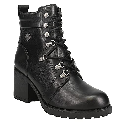 Image of Harley-Davidson Women's Marinda 5-Inch Black Motorcycle Boots, D84760