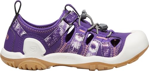 KEEN KEEN Kids' Knotch Creek Casual Comfortable Sandals, Tillandsia Purple/English Lavender, 1 Big Kid US