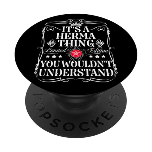 Nombre Herma es una cosa de Herma que no entenderías PopSockets PopGrip Adhesivo