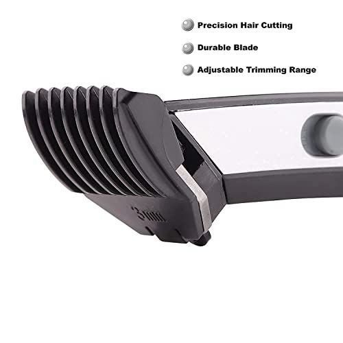Image of Rechargeable Cordless Men Trimmer Shaver Machine for Beard & Hair Styling with 3 Extra Clips | Hair Clipper for Men & Boys | Multi-color | Pack of 1