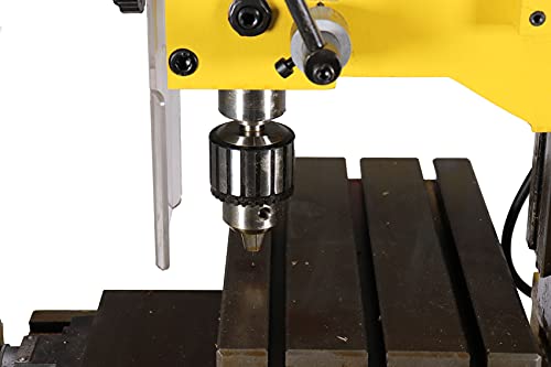 Erie Tools Variable Speed Mini Metal Mill Drilling Machine Press Bench Top 3/8 Drill Capacity With Cutters #TOP5
