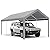 COBIZI Carports 10x20 Heavy Duty Car Canopy Garage 2.0, Carport Car Tent Outdoor Shelter Upgrade Waterproof & UV Protected with Windproof Ropes & Built-in Sandbags for Cars, Trucks and Boats, Gray