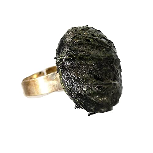 Bague céramique et plume anneau réglable fini les erreurs de taille de doigt