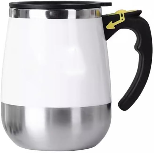 Electric Fully Automatic Mixing Coffee cup, Rechargeable Water cup, Rotating Multifunctional Brewing(D)