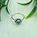 Natural Green Aventurine 925 Sterling Silver Handmade Design Statement Wedding Engagement Promise Ring Jewelry Gift for Mom And Girlfriend (8)
