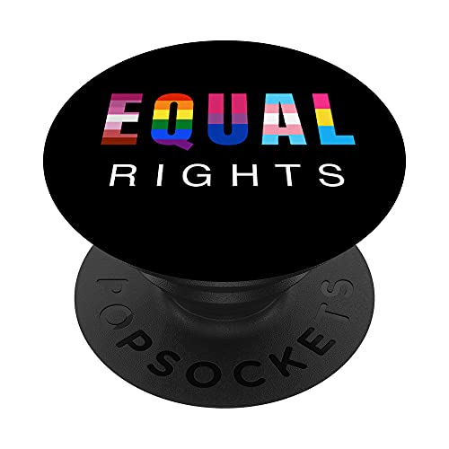 EQUAL Rights LGBT Flag Equality Gay Pride Month Transgender PopSockets PopGrip Intercambiable