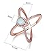 18K Rose Gold Plated Opal Ring X Crossover Rings Birthstone Band for Women (8)