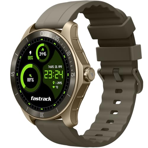 Image of Fastrack Unisex Rogue Rugged Smartwatch With 1.38 inch Ultravu Hd Display|Singlesync Bt Calling|Functional Crown|100+ Sports Modes|Ai Coach|Auto Sport Recognition|Ai Voice Assistant|24X7 Health Suite|Ip68