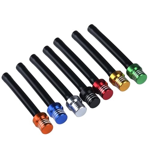 Image of 7PCS Breather Hose Gas Fuel Tank Cap, CNC One Way Tank Valve Vent Tube with Aluminum Breather Valve, Universal for 50cc 110cc 70cc 125cc ATV Motorcycle Dirt Pit Quad Bike Motocross