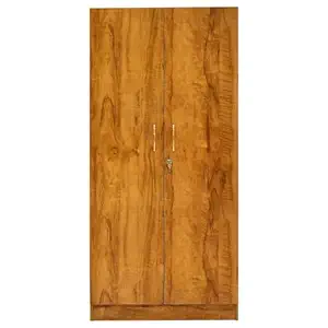 Outkraft Meereen 2 Door Wardrobe in Bright Basalt Finish with Mirror (OKT-2001)