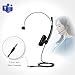 Yealink UH34 Wired Headset with Mic, 3.5mm Mono Headphones Noise Canceling Microphones,Teams Certified Work Office Headset for Computer PC Mac Laptop Tablet Smartphone