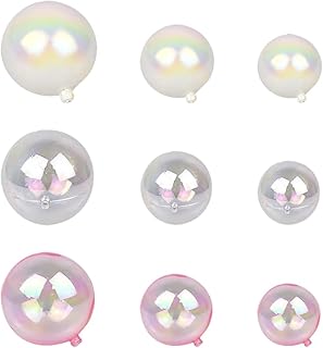 27 Pcs Mini Balls Cake Topper Faux Pearl Balls Cake Picks Cupcake Insert Topper Bubble Baking Cake Decoration for Wedding Birthday