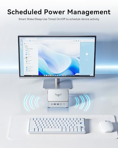 Image of KAMRUI Hyper H2 Mini Gaming PC, in-tel Core i9-14900HX (24C /32T, up to 5.8GHz) 32GB RAM 1TB SSD Mini Desktop Computers, Triple 4K Display 6*USB3.2, USB-C, HDMI, DP, WiFi6, BT5.2, Gaming Office Home