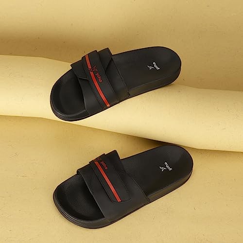 Image of YOHO Drystep Sliders for Men | Waterproof Monsoon Footwear & Rainy Sandals | Skin Friendly Adjustable Strap