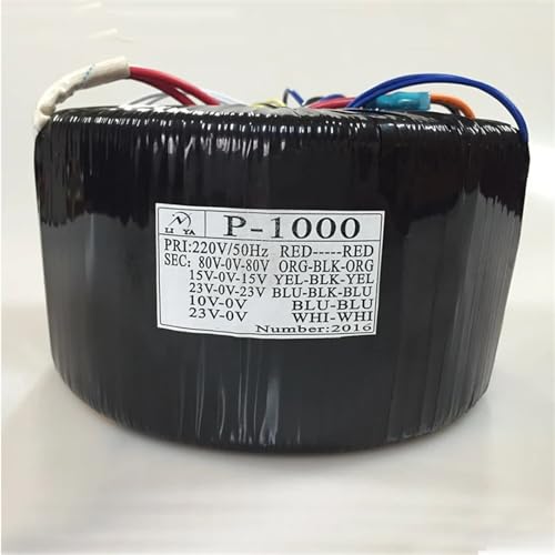 Fonte de alimentação de cobre puro isolado toroidal monofásico de 2500 W, tensão de energia total de