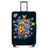 ANNA QUEEN Travel Luggage Cover Suitcase Protector Suitcase Cover Anti-Scratch,Stretchable Bag Cover Washable Durable Polyester