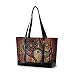 XiangHeFu Große Kapazität Frauen Handtasche Mode Einkaufstasche Lässige indische Retro Paisley Computer