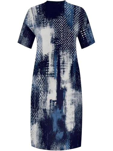 Image of PinkPatty Women's Oversize V Neck Short Sleeve Maxi Dress with Pockets