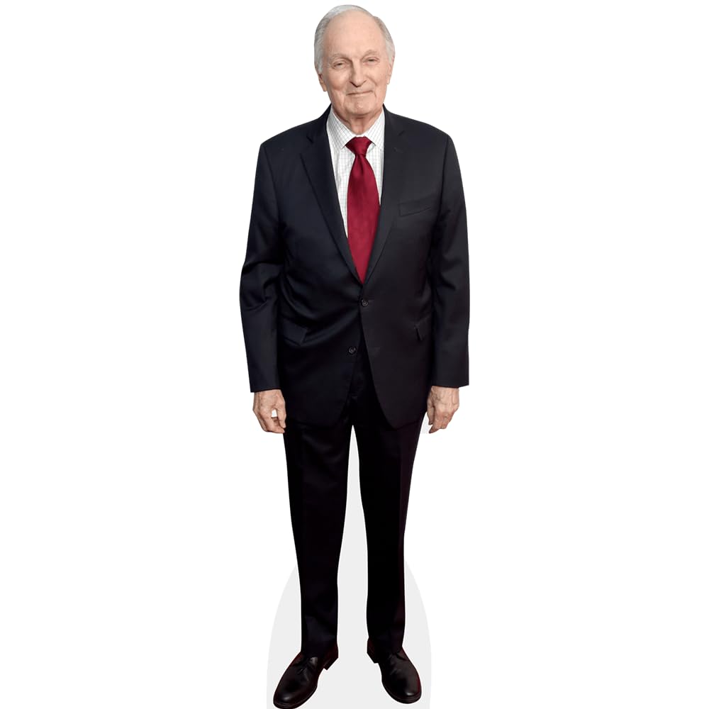 Alan Alda (Black Suit) Mini Size Cutout