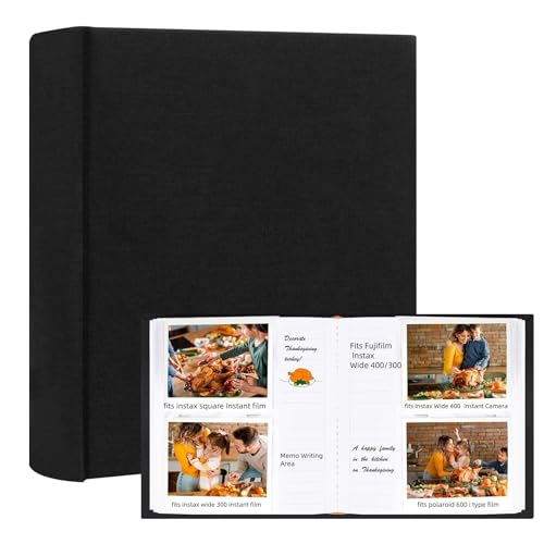 Linen Cover Photo Album for Fujifilm Instax Wide