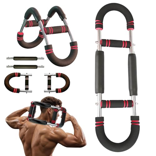 Attrezzo Fitness Portatile a Molla, Allenatore Regolabile per Braccia, Attrezzo per Esercizi a Forma di U, Attrezzo per Allenamento Del Torace, Arm Trainer, Twister Armtrainer, per il Fitness a Casa