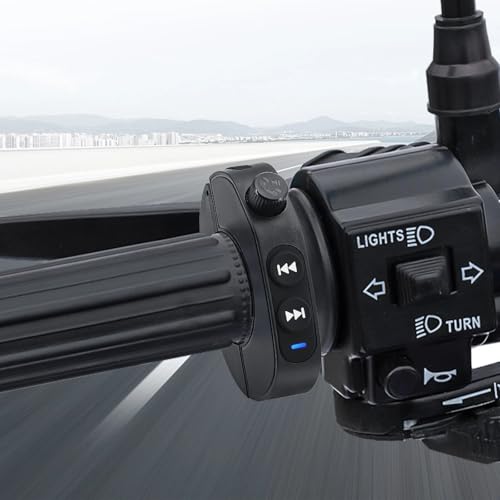 Mando multimedia Bluetooth para manubrio de coche y bicicleta con boton inalámbrico resistente 7