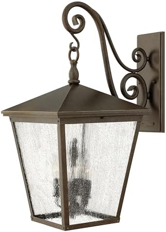 Hinkley Trellis Four Light Extra Large Outdoor Wall Mount, Regency Bronze