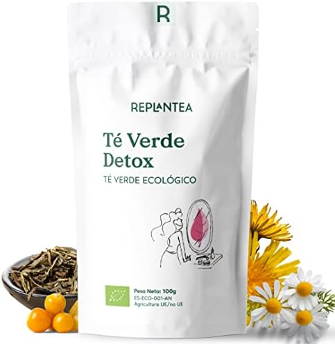 DETOX TE VERDE Y DIENTE DE LEON 100g (50 Tazas) | TE VERDE DIURET...
