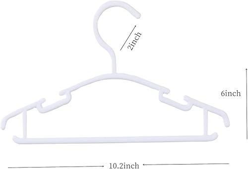 Miniatura 2 de Perchas de ropa para bebés, perchas de plástico para niños, para armario, bebés, niños, perchas para recién nacidos, ideales para lavandería y uso