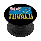 Drapeau de TUVALU Polynésie Ellie Islands PopSockets PopGrip Interchangeable