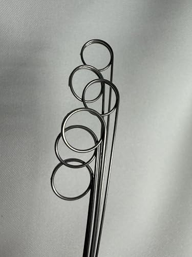 Leslye Solomon's Long Flexible Blocking Wires Kit - 2 Pack (6 Flex Blockers) - Long Curve Knitting & Crocheting Blockers - USA Made - Includes 6-60 inch Flexible Blockers, 30 Stainless Steel T-Pins, - Thumbnail 3