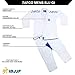 Zafco Sports Brazilian Jiu Jitsu Gi BJJ Gi for Men & Women Grappling gi Uniform Kimonos Light, Preshrunk, with White Belt (White, A1L)