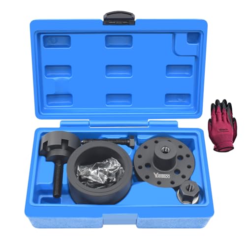 Yuesstloo Crankshaft Front Oil Seal Installer & Removal Tool Kit, Compatible With BMW N40 N42 N45 N46 N52 N53 N54, With Carrying Case & Gloves