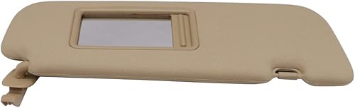 Miniatura 3 de XQSMWF Visera solar con espejo de repuesto para el lado del pasajero, color beige, compatible con Hyundai Elantra MD 2011-2015 852203X000