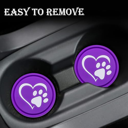 2PCS Portavasos de Silicona Antideslizante para Auto miniatura 6