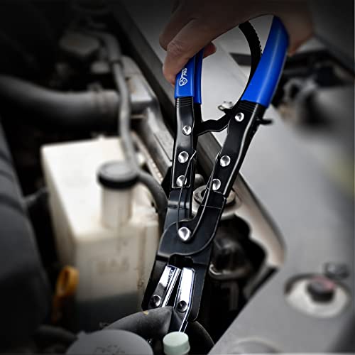 Smotivepro 3Pcs Ratcheting Hose Pinch Off Pliers Set, 8Inch 10Inch 12Inch Hose Pinch Pliers Automotive Locking Pinch Off Pliers Radiator, Coolant, Heater, Fuel Pinch #TOP5