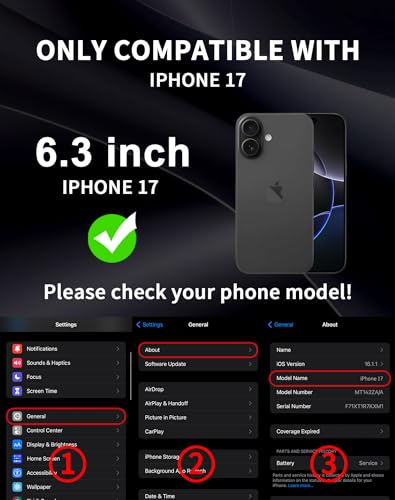 Image of 2 Pack Gradient for iPhone 17 Privacy Screen Protector[Auto-Installation] | for iPhone17 6.3inch Tempered Glass Anti Spy Anti Blue Light Eye Protection HD Clear Anti-Scratch No Bubble